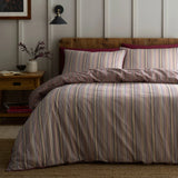 Micro Check Berry 100% Cotton Duvet Cover Set - product image 4