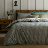 Micro Check Green 100% Cotton Duvet Cover Set - product image 5