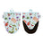 RHS Spring Floral  Neoprene Micro Mitts Pair Oven Gloves Ulster Weavers   