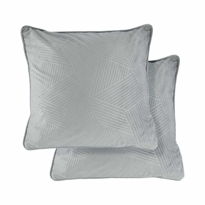 Midnight Cushion Cover Silver 17x17" (43x43cm) - Ideal