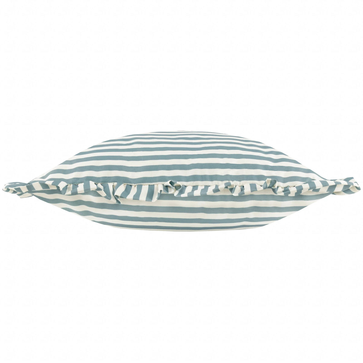Millie Ruffle Outdoor Duck Egg Blue Cushion Cover or Filled Cushion 50cm x 50cm - additional product view 3