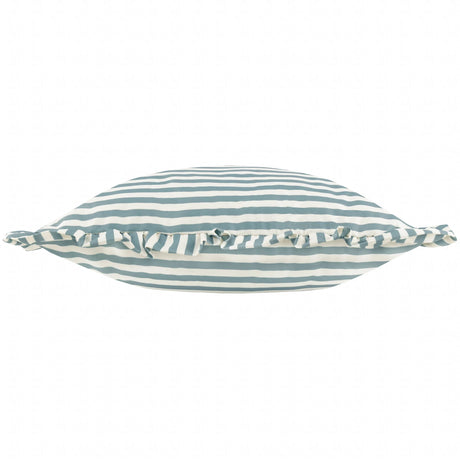 Millie Ruffle Outdoor Duck Egg Blue Cushion Cover or Filled Cushion 50cm x 50cm - additional product view 3