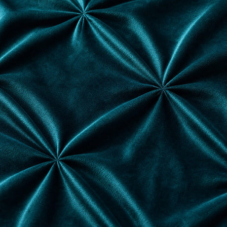 Macro close-up of the velvet fabric on the Mira Velvet Duvet Cover Set Soft Microfibre Bedding