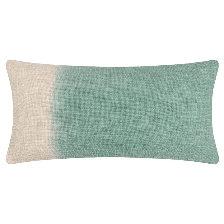 Mizu Rectangular Dip Dye Cushion Eucalyptus - Ideal