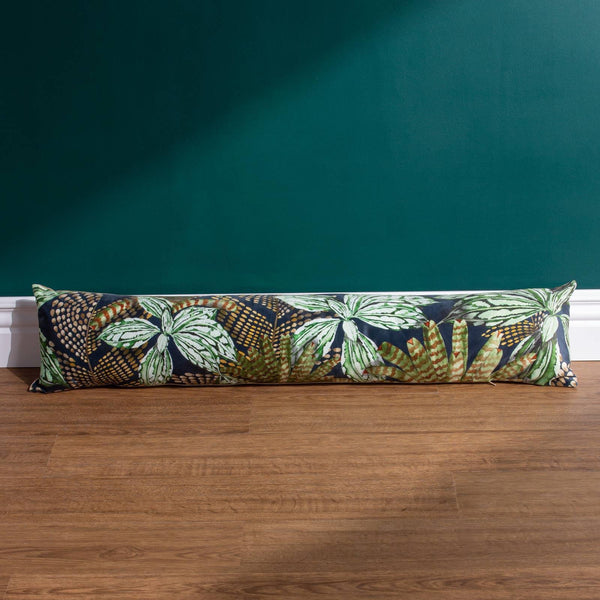 Mogori Abstract Leaves Draught Excluder Green - Ideal