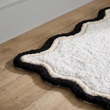 Scallop Absorbent Bath Mat 50 x 80cm 2