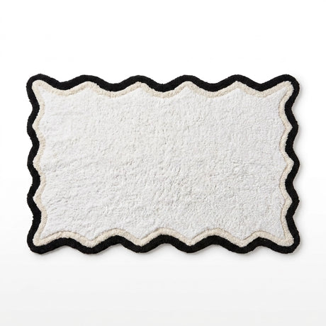 Scallop Absorbent Bath Mat 50 x 80cm 3