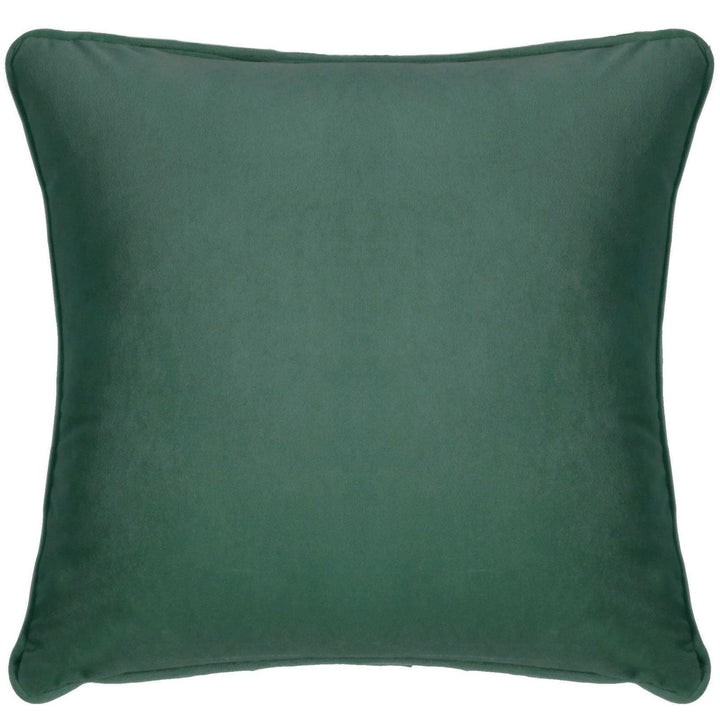 Montreal Velour Bottle Green Cushion Cover 17" x 17" - Ideal