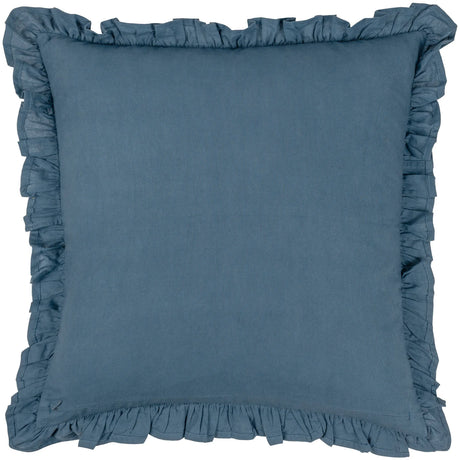 Montrose 100% Cotton French Blue Cushion Cover 50cm x 50cm - additional product view 3