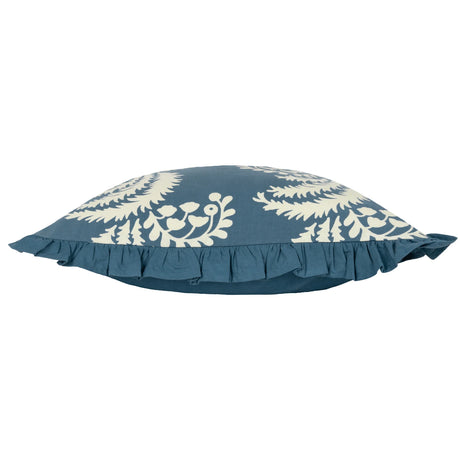 Montrose 100% Cotton French Blue Cushion Cover 50cm x 50cm - additional product view 4