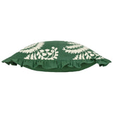 Montrose 100% Cotton Bottle Green Cushion Cover 50cm x 50cm - additional product view 4