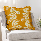 Montrose 100% Cotton Ochre Cushion Cover 50cm x 50cm - additional product view 1