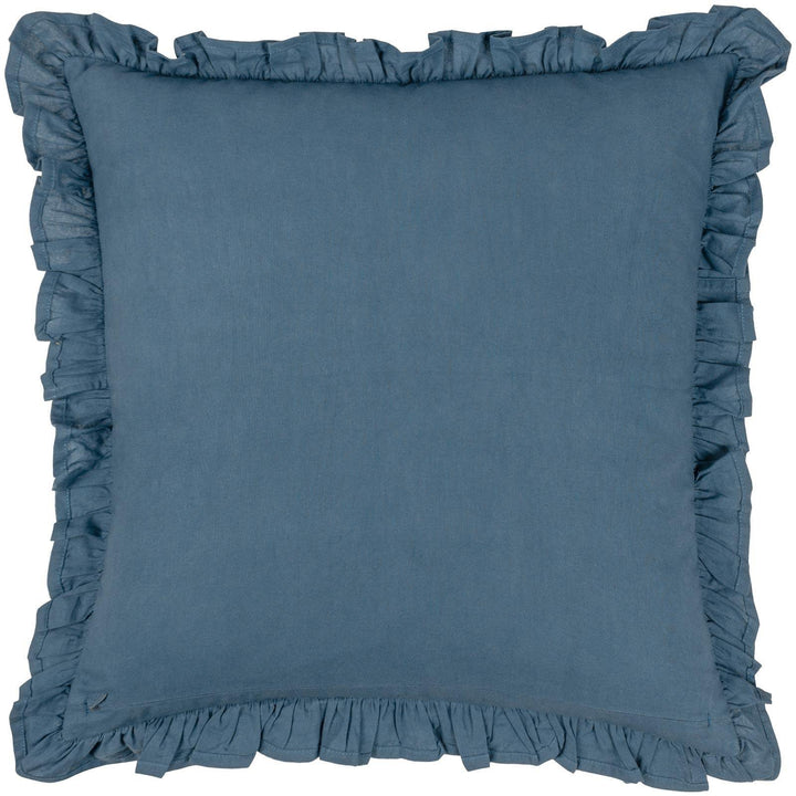 Montrose Floral Pleat French Blue Cushion Cover 20" x 20" - Ideal