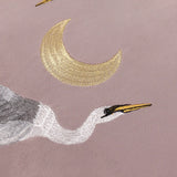 Moonlit Flight Velvet Dusty Pink Cushion Cover or Filled Cushion 45cm x 45cm - additional product view 5