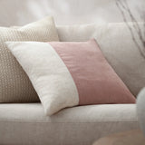 Morden Velvet Dusty Rose Cushion Cover or Filled Cushion 50cm x 50cm - additional product view 1