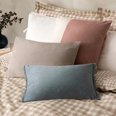Morden Velvet Dusty Rose Cushion Cover or Filled Cushion 50cm x 50cm - additional product view 5