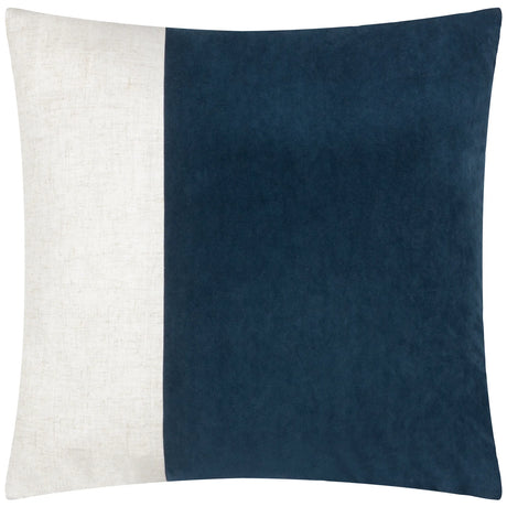 Morden Velvet Indigo Cushion Cover or Filled Cushion 50cm x 50cm - additional product view 2