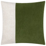 Morden Velvet Olive Cushion Cover or Filled Cushion 50cm x 50cm - additional product view 2