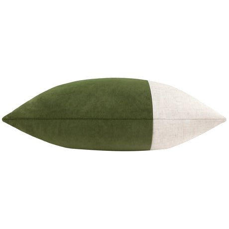 Morden Velvet Olive Cushion Cover or Filled Cushion 50cm x 50cm - additional product view 3