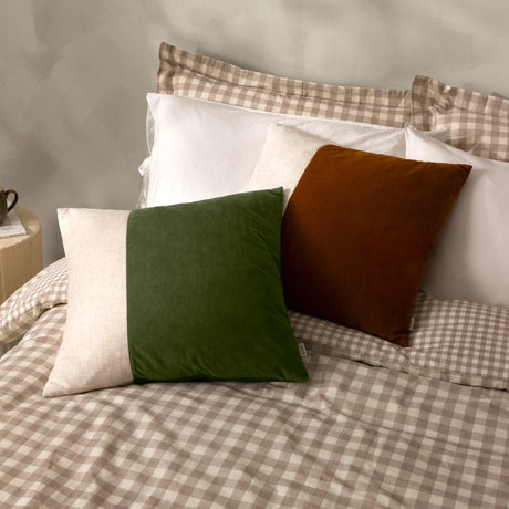 Morden Velvet Olive Cushion Cover or Filled Cushion 50cm x 50cm - additional product view 5
