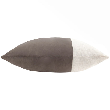 Morden Velvet Taupe Cushion Cover or Filled Cushion 50cm x 50cm - additional product view 3