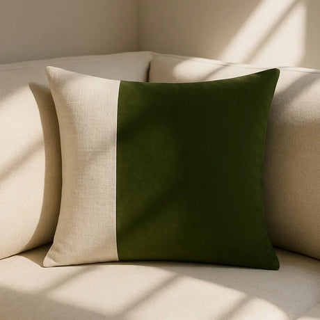 Morden Cushion Cover / Filled Cushion 20" x 20" (50cm x 50cm) - Olive