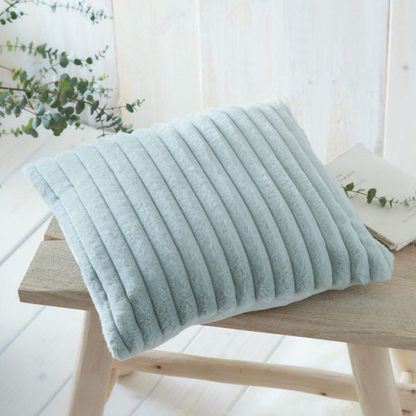 Morritz Ribbed Green Cushion Cover - Ideal