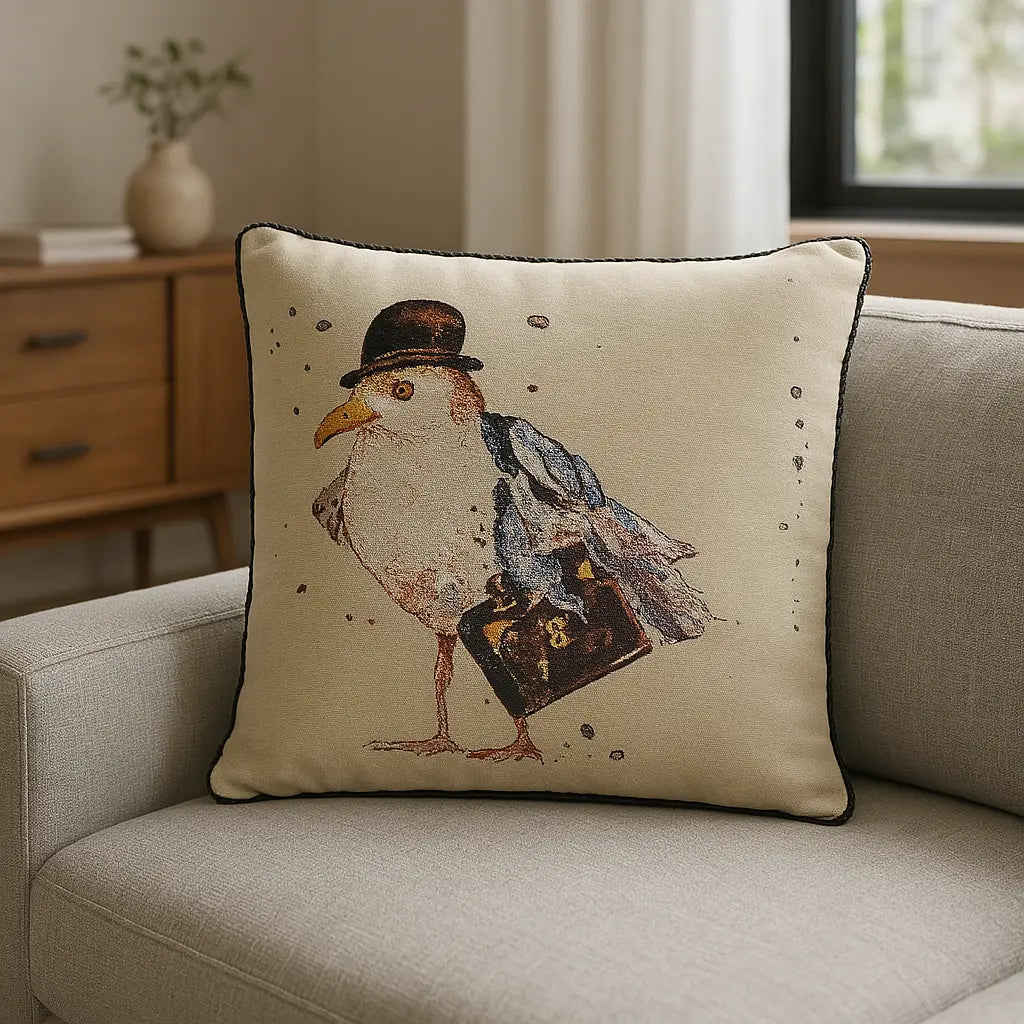 Tapestry Velvet Cushion Cover 45cm x 45cm - Mr. Gull