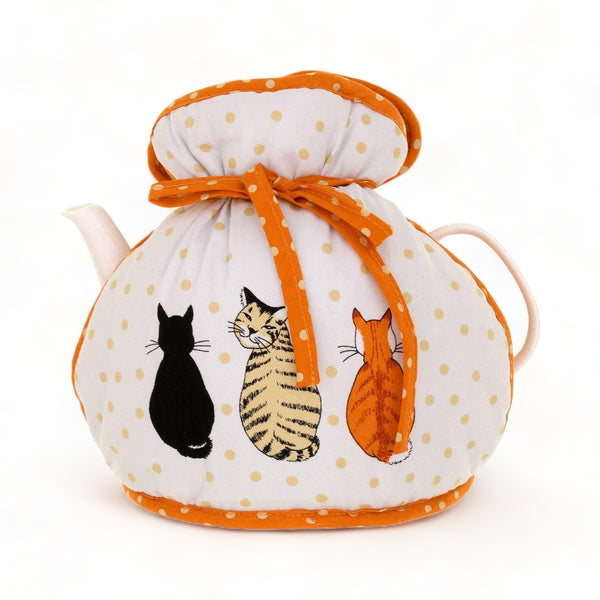 Cats in Waiting Luxury Cotton Muff Tea Cosy