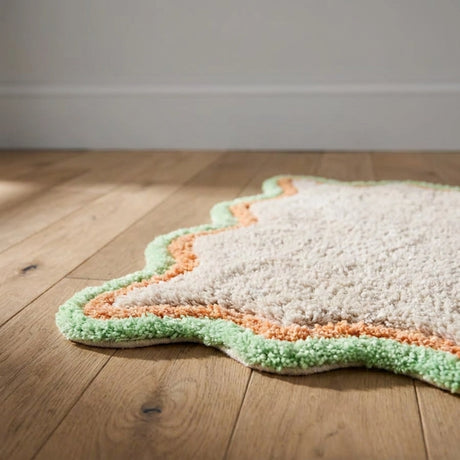 Scallop Absorbent Bath Mat 50 x 80cm 5