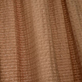 Pineapple Elephant Muscat Waffle 140x183cm Slot Top Voile Curtain Panel Caramel
