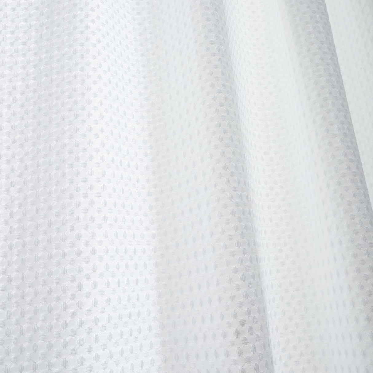 Pineapple Elephant Muscat Waffle 140x183cm Slot Top Voile Curtain Panel White