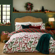 Nathalie Festive Bows Printed Duvet Cover Set Berry/Pine - image 2