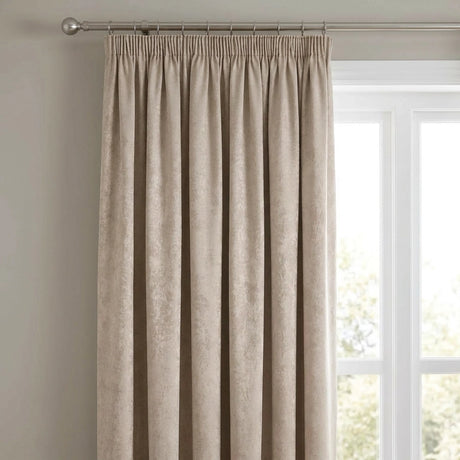 Galaxy Dim Out Woven Thermal Pencil Pleat Curtains 14