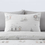 Beach Huts Polycotton Duvet Cover Set 7