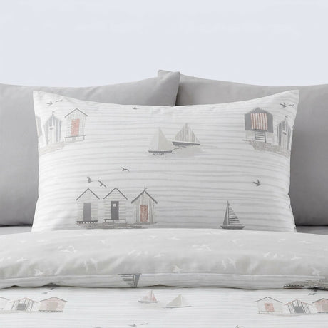 Beach Huts Polycotton Duvet Cover Set 7