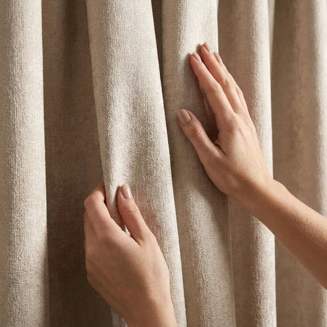 Galaxy Dim Out Woven Thermal Pencil Pleat Curtains 15