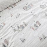 Beach Huts Polycotton Duvet Cover Set 8
