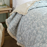 Nature Amelia Quilted Bedspread Seafoam - image 3