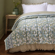 Nature Annabelle 100% Cotton Bedspread Blue - image 2