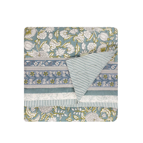 Nature Annabelle 100% Cotton Bedspread Blue - image 4