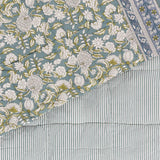 Nature Annabelle 100% Cotton Bedspread Blue - image 7