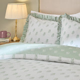 Nature Ava Reversible Duvet Cover Set White Sage - image 3
