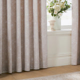 Nature Bella Floral Lined Eyelet Curtains Natural - image 4