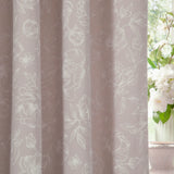 Nature Bella Floral Lined Eyelet Curtains Natural - image 5