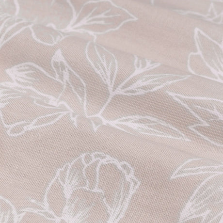 Nature Bella Floral Lined Eyelet Curtains Natural - image 6