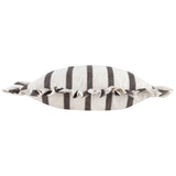 Nature Connie Striped Ruffle Cushion Cover Chocolate 35 x 50cm - image 3