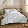 Nature Georgia Heat Pressed Duvet Cover Set White - image 2