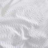 Nature Georgia Heat Pressed Duvet Cover Set White - image 4