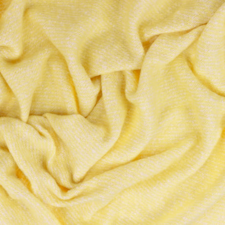 Nature Isla Woven Tasselled Throw Butter Yellow 130 x 180cm - image 5